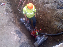 8" Water Main Tap — Muller Road, Burlington